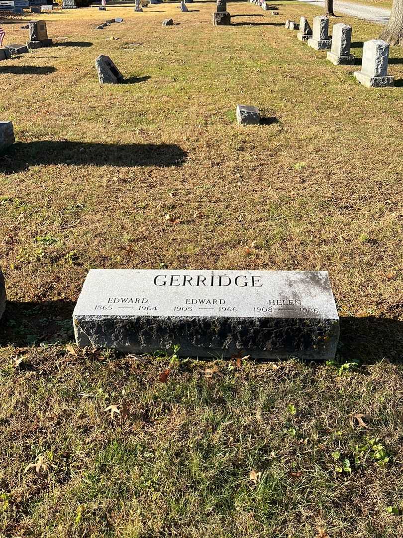 Edward Gerridge Junior's grave. Photo 2