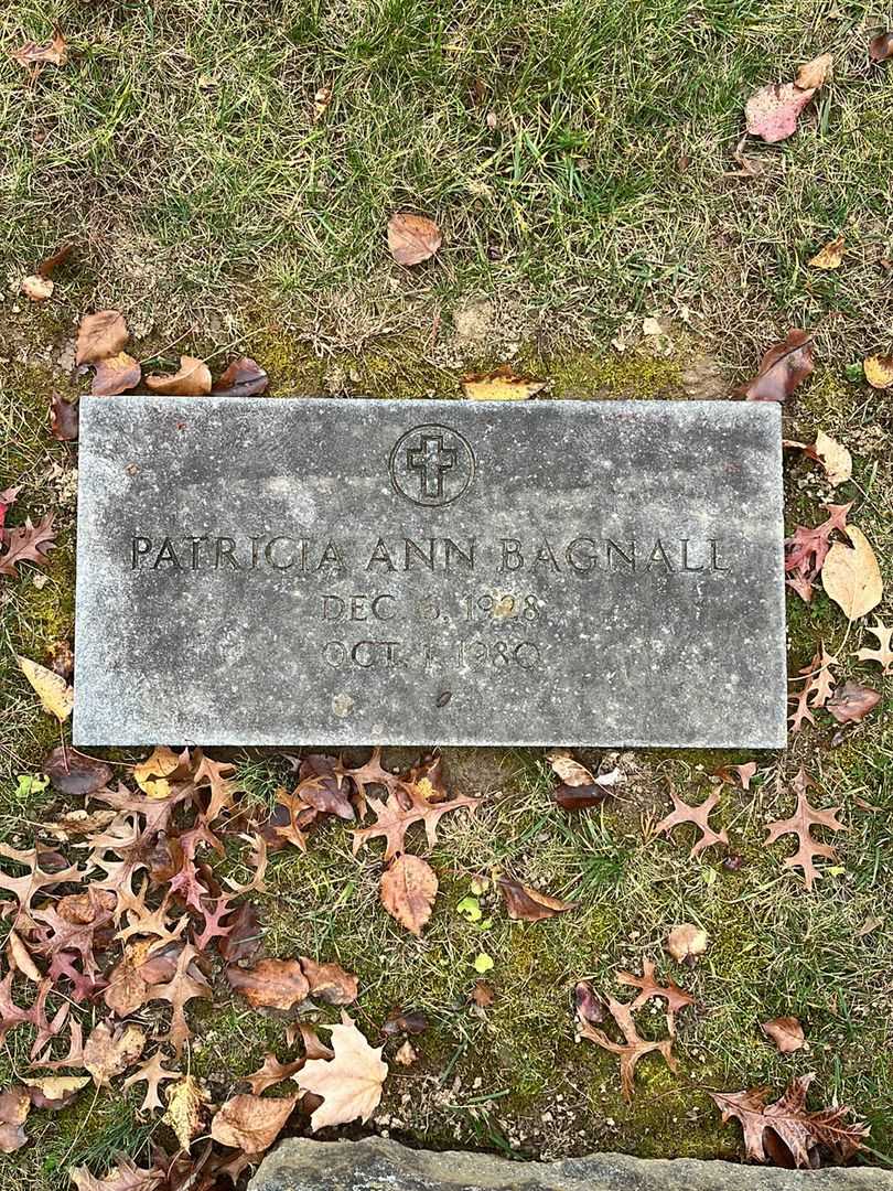 Patricia Ann Bagnall's grave. Photo 3