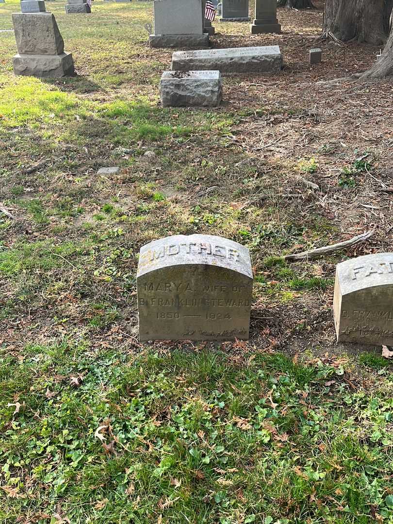 Mary Ann Steward's grave. Photo 2