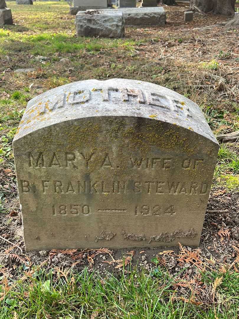 Mary Ann Steward's grave. Photo 3