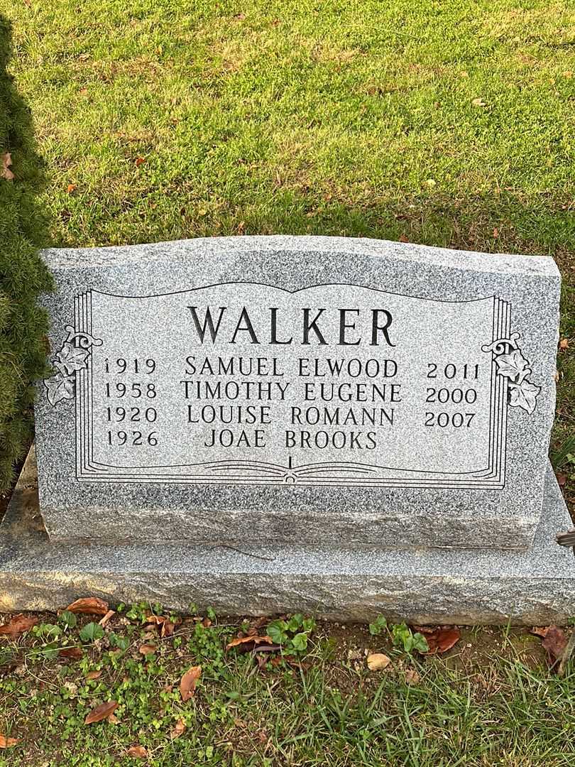 Timothy Eugene Walker's grave. Photo 1