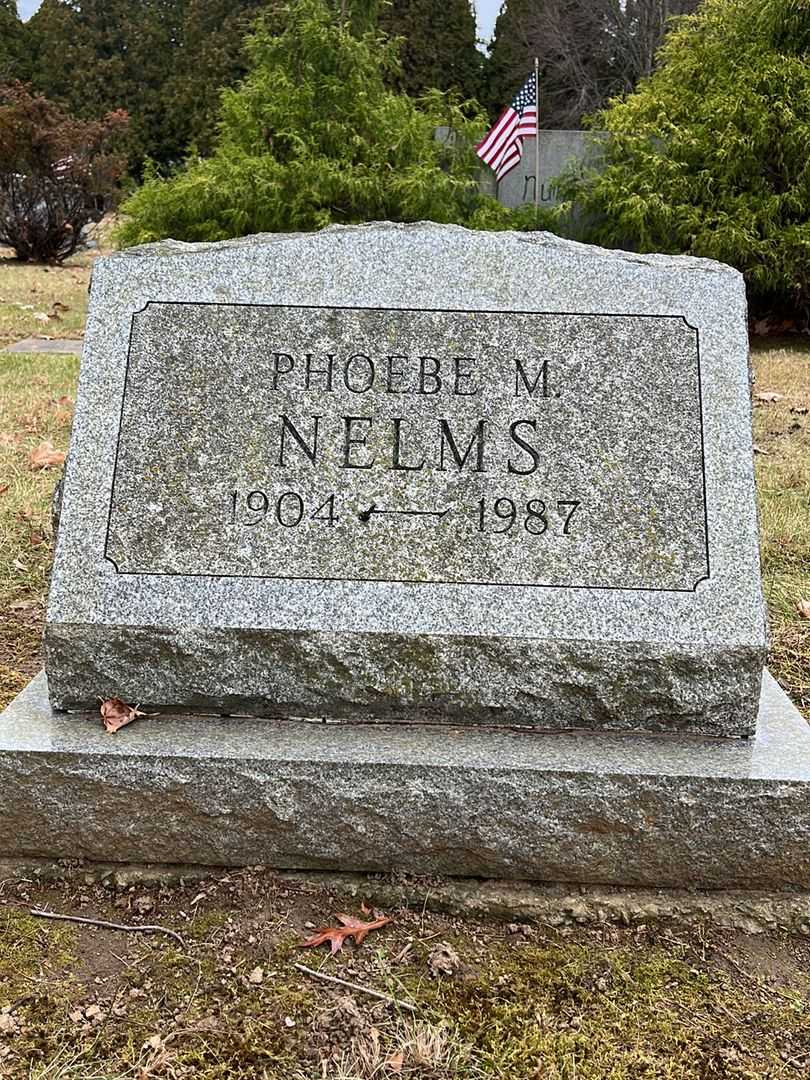 Phoebe M. Nelms Reim's grave. Photo 3