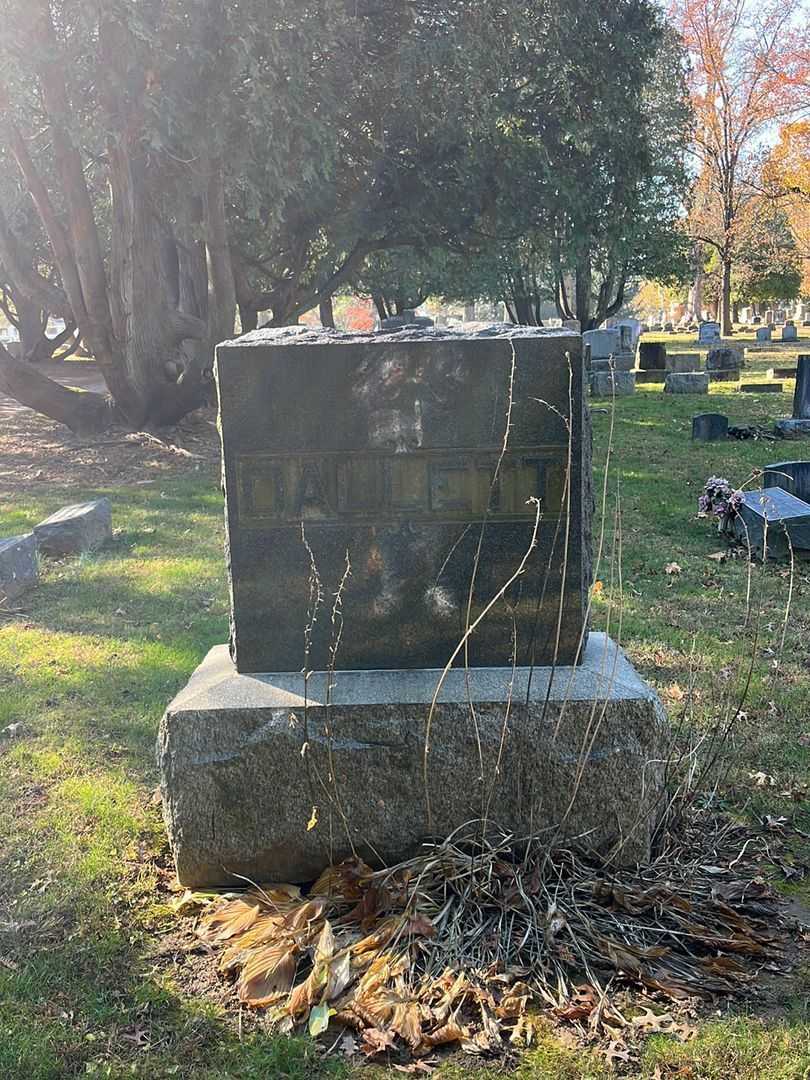 Alfred Dallett's grave. Photo 2