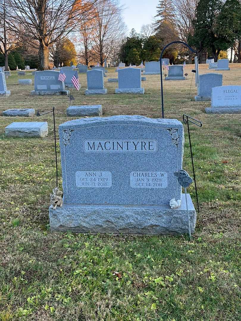 Charles W. MacIntyre's grave. Photo 3