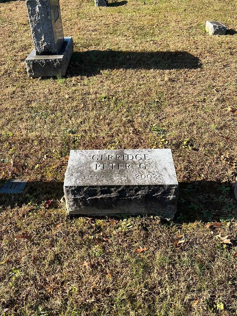 Peter G. Gerridge's grave. Photo 2