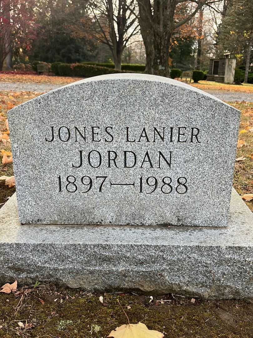 Jones Lanier Jordan's grave. Photo 3