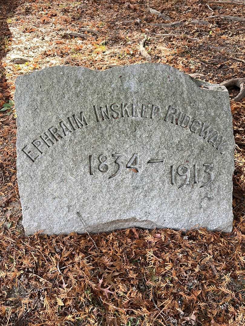 Ephraim Inskeep Ridgway's grave. Photo 3