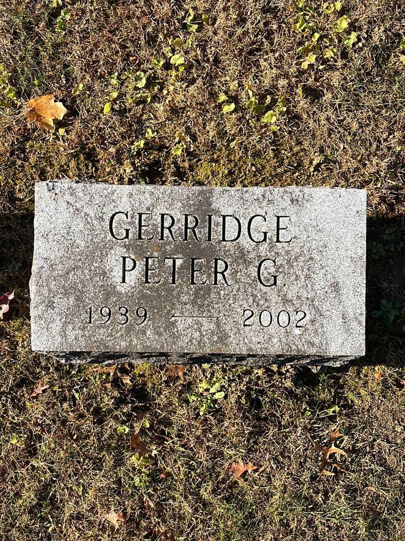 Peter G. Gerridge's grave. Photo 3