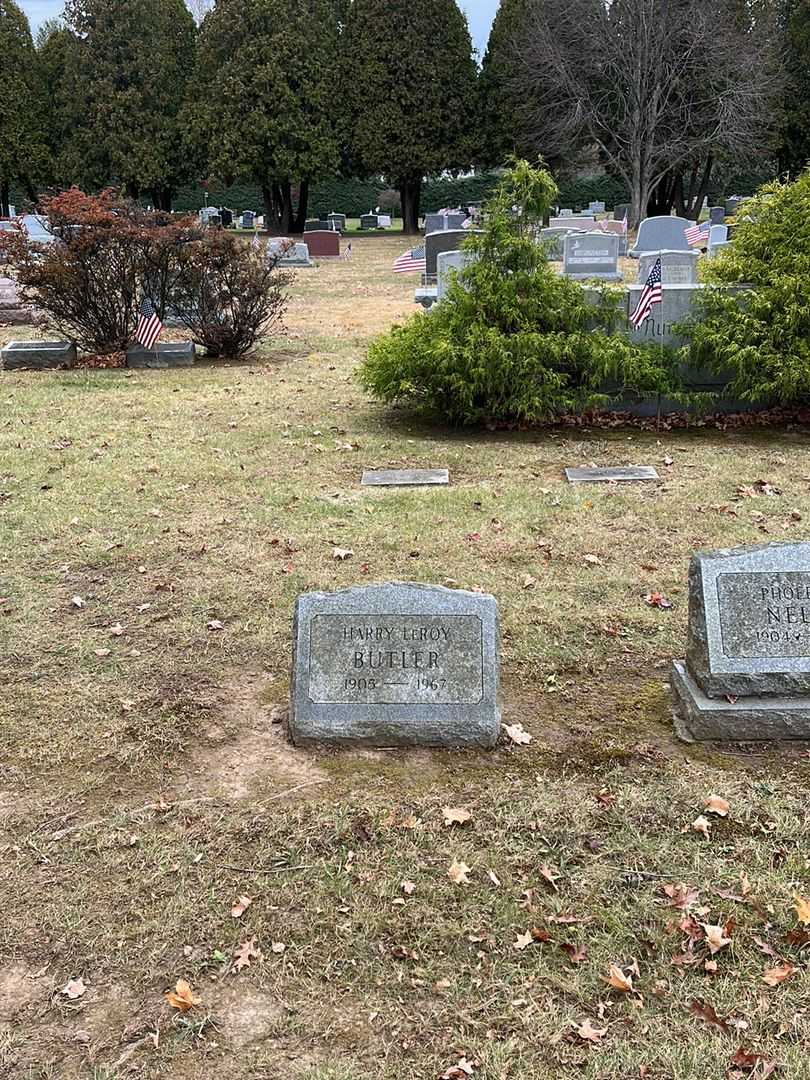 Harry LeRoy Butler's grave. Photo 2