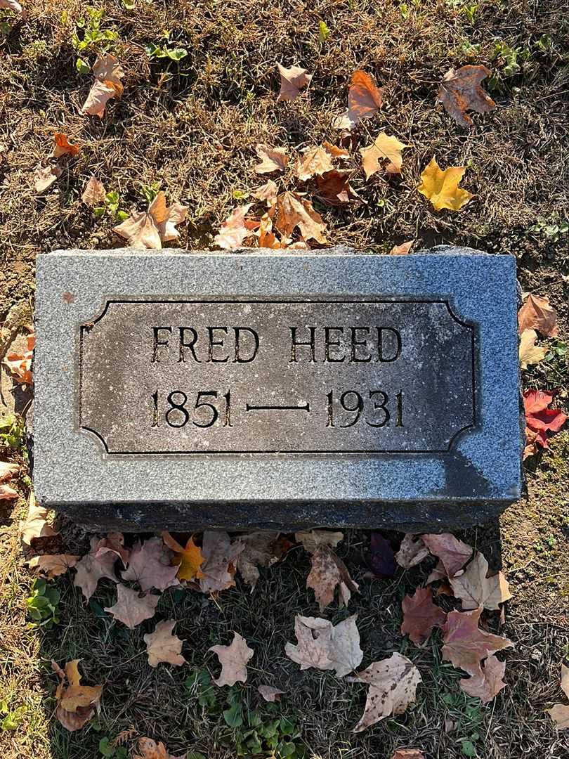 Fred Heed Junior's grave. Photo 3