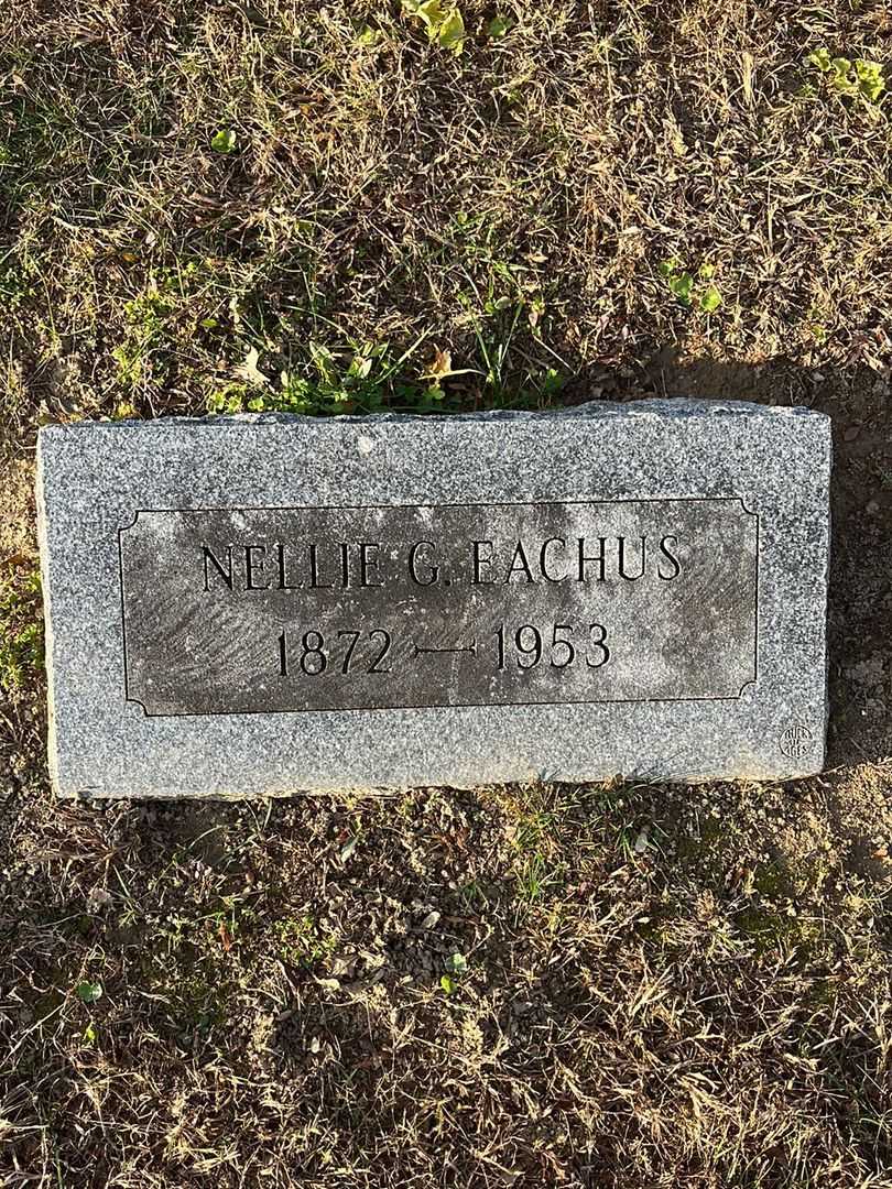 Nellie G. Eachus's grave. Photo 4