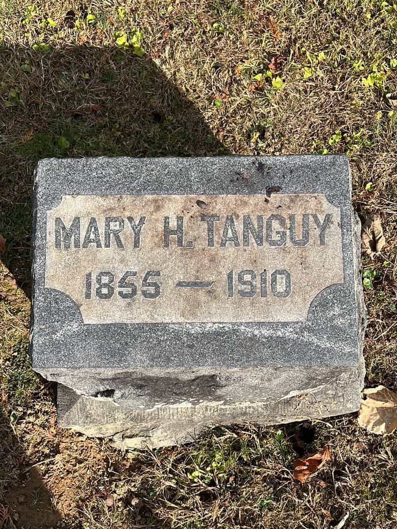 Mary H. Tanguy's grave. Photo 1