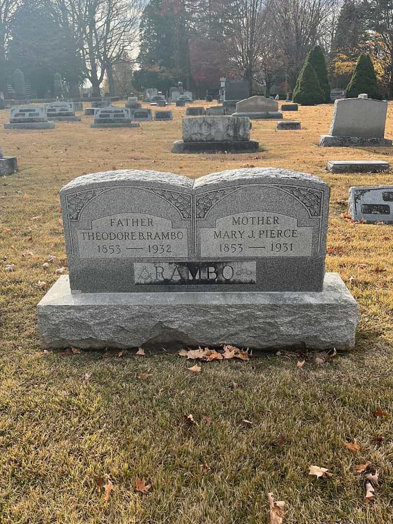 Theodore B. Rambo's grave. Photo 2