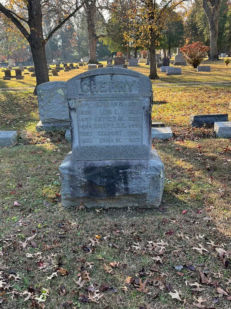 Clement Cherry's grave. Photo 2