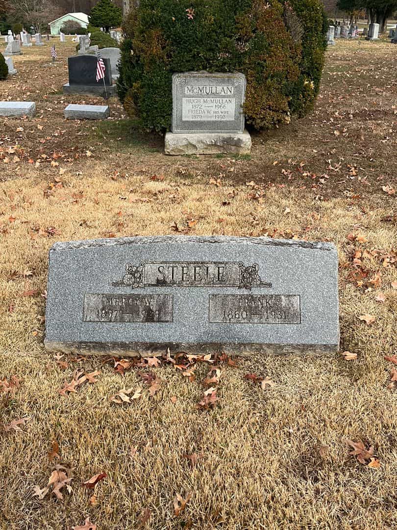 Frank Steele's grave. Photo 2