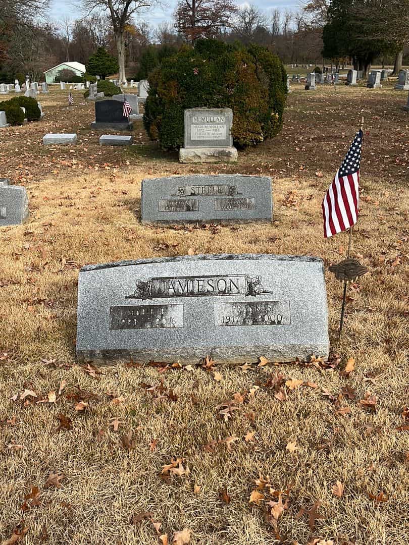 Marie B. Jamieson's grave. Photo 2