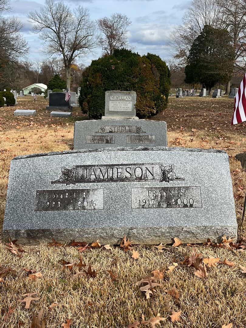 Marie B. Jamieson's grave. Photo 3
