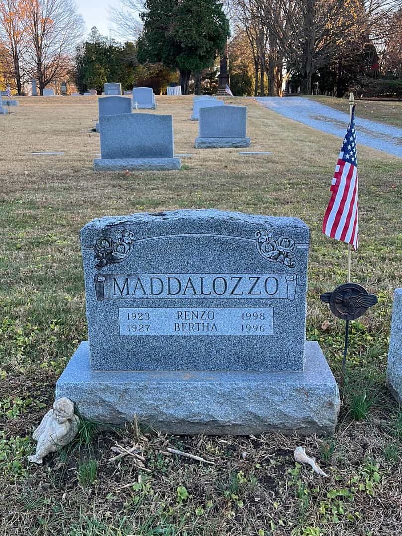 Bertha Maddalozzo's grave. Photo 2
