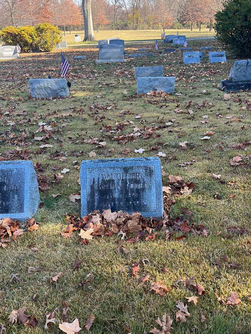 Emily N. Powel's grave. Photo 2