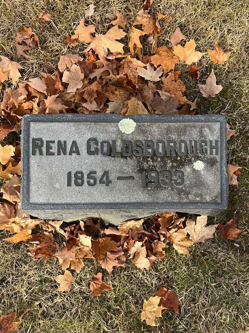 Rena Goldsborough's grave. Photo 3