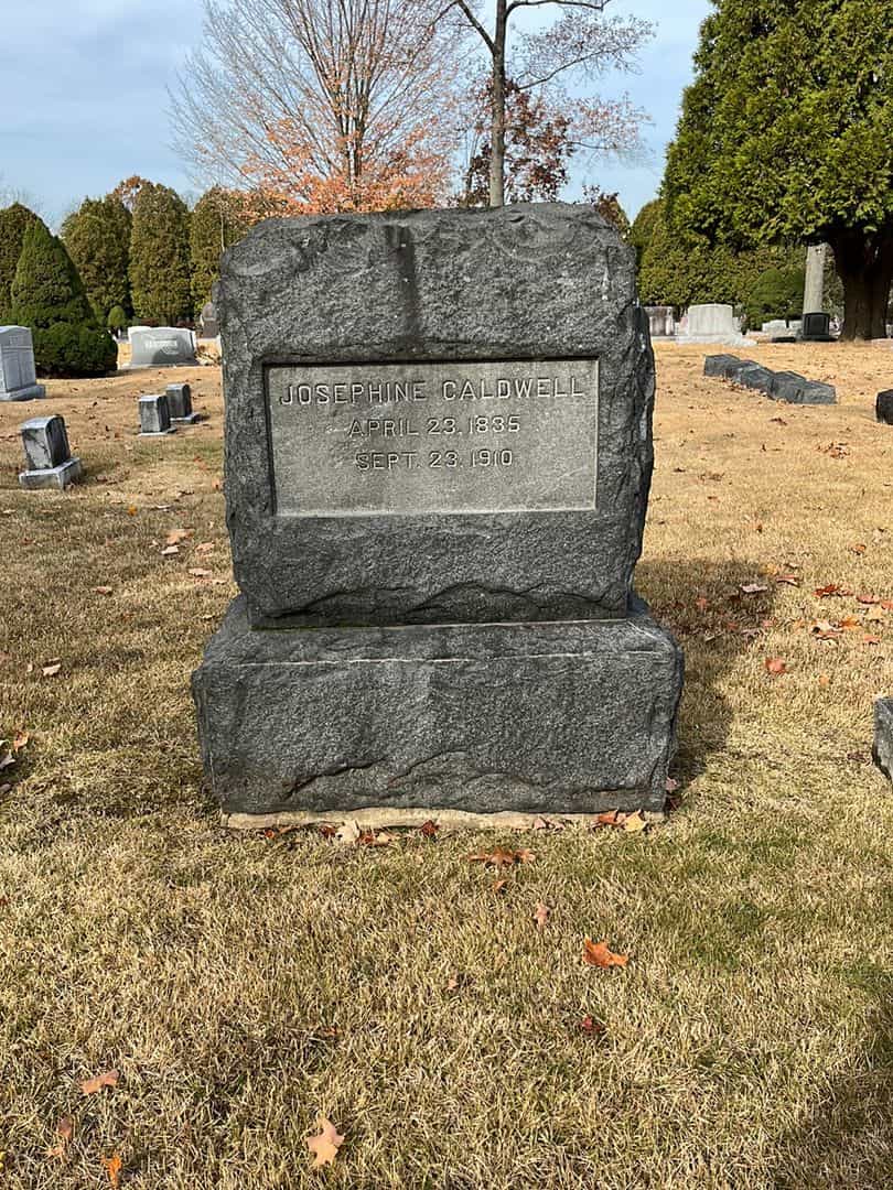 Josephine Caldwell's grave. Photo 2