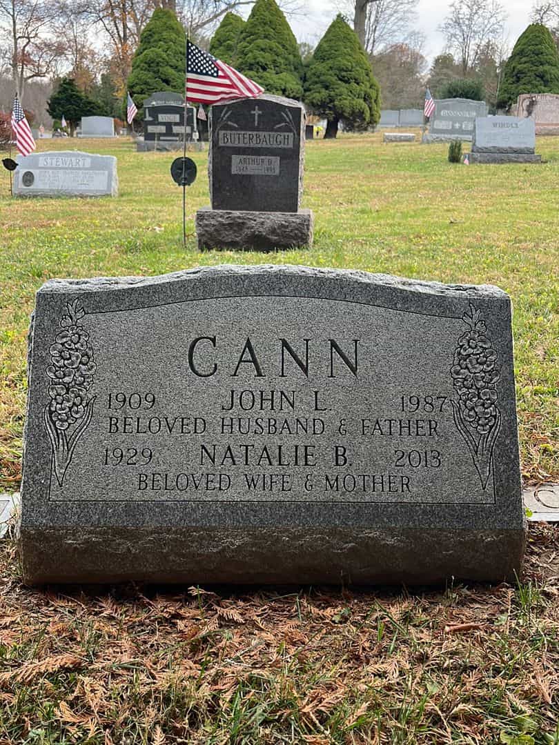John L. Cann's grave. Photo 1