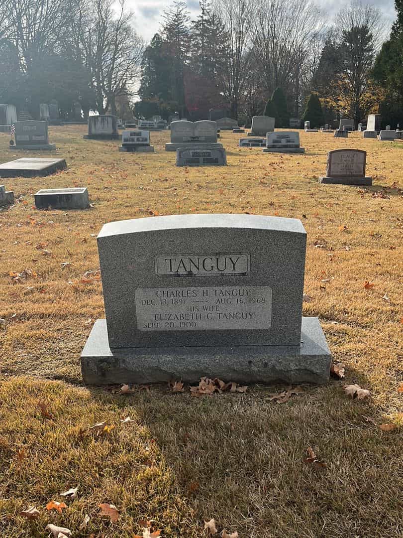 Elizabeth Clark Tanguy's grave. Photo 2
