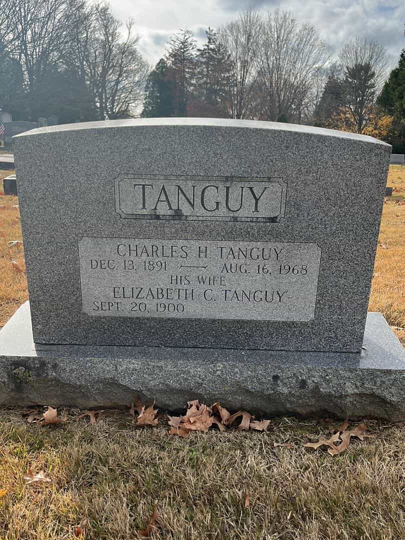 Elizabeth Clark Tanguy's grave. Photo 1