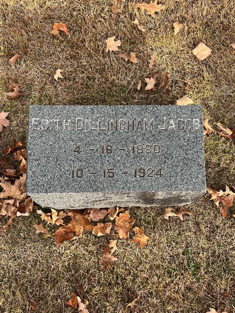 Edward H. Jacob Junior's grave. Photo 1