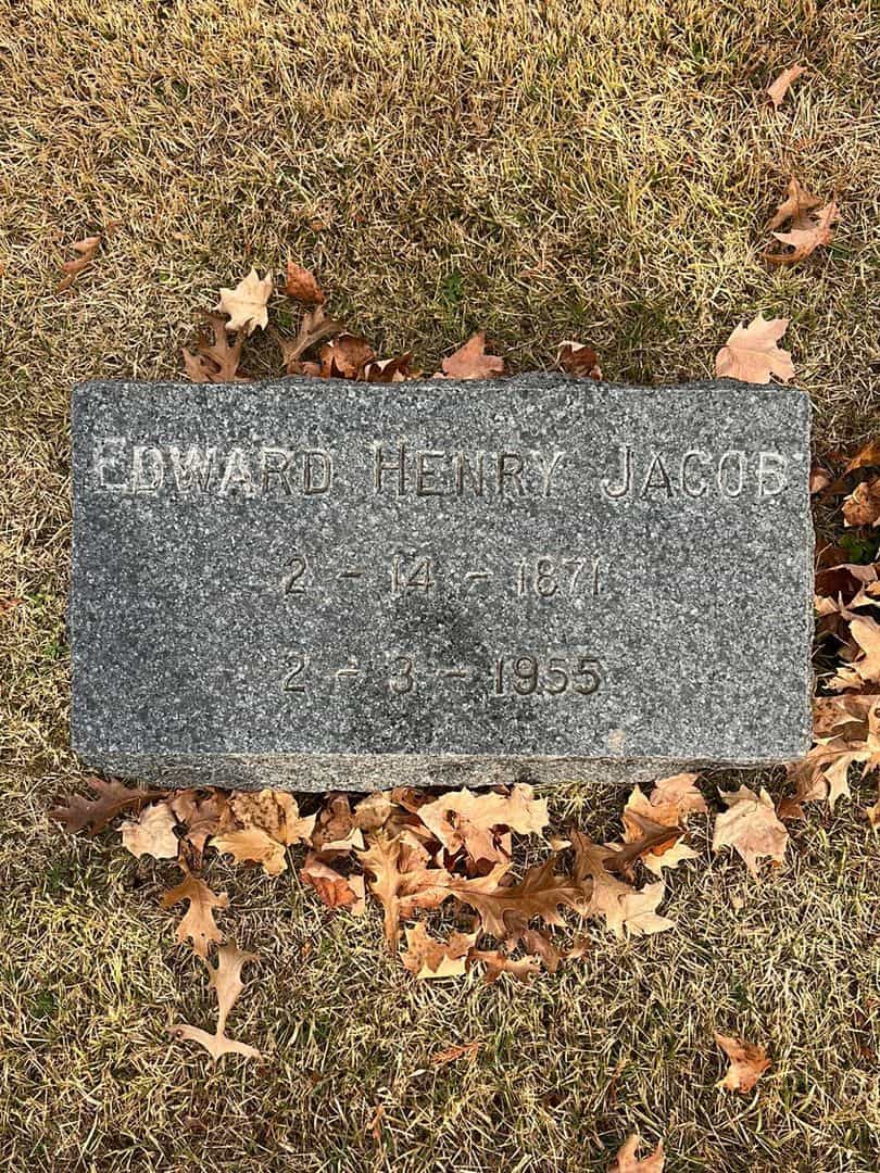 Edward Henry Jacob's grave. Photo 3