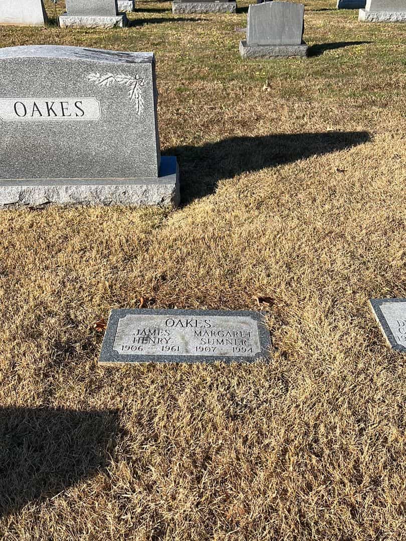 James Henry Oakes's grave. Photo 2