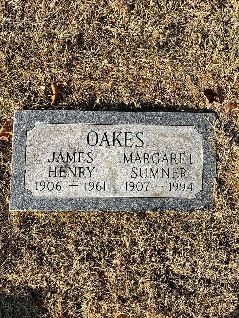 James Henry Oakes's grave. Photo 3