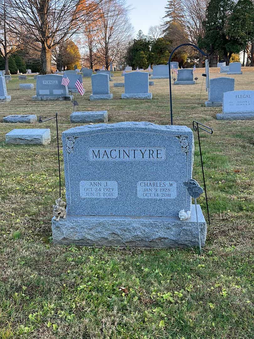 Ann J. MacIntyre's grave. Photo 3